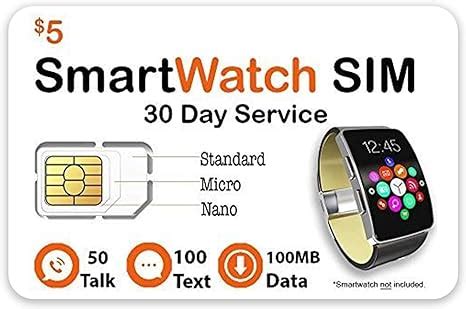 nano sim card prepaid for smart watch|sim card supported smart watch.